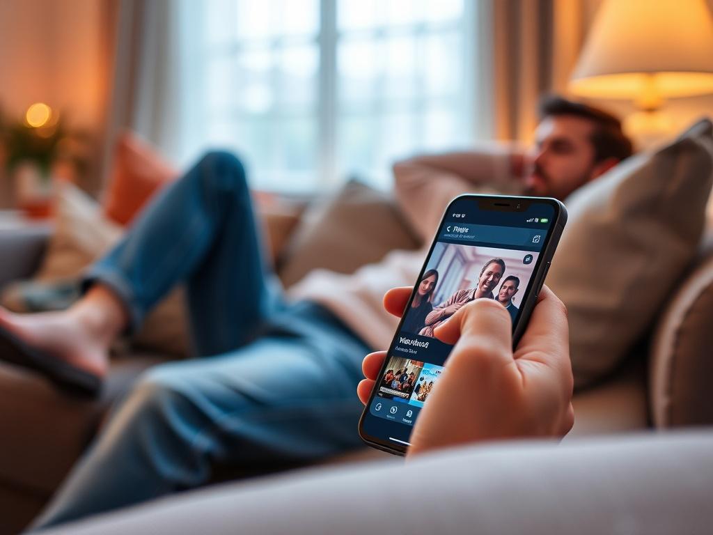 A high resolution close up of a smartphone showing a