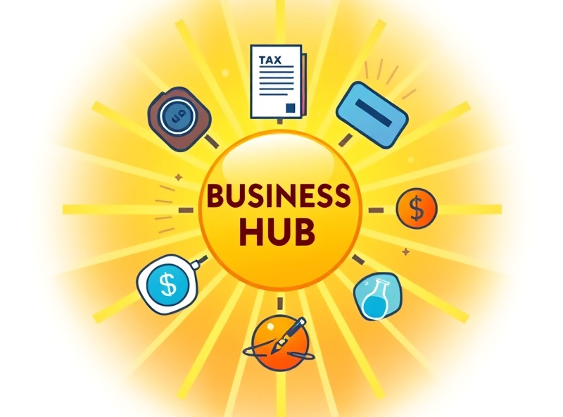 Business Hub Illustration