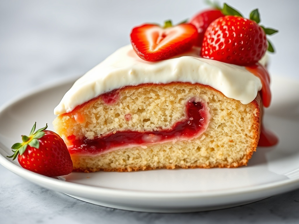 Strawberry Pound Cake