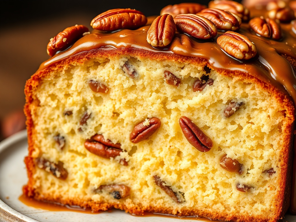 Butter Pecan Pound Cake