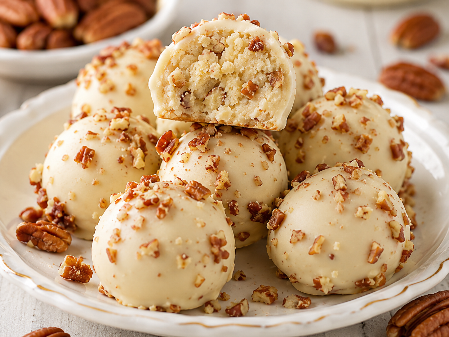 Southern Pecan Melt-Away Bites