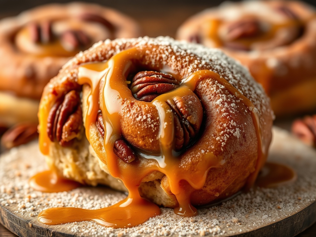 Pecan Cinnamon Roll