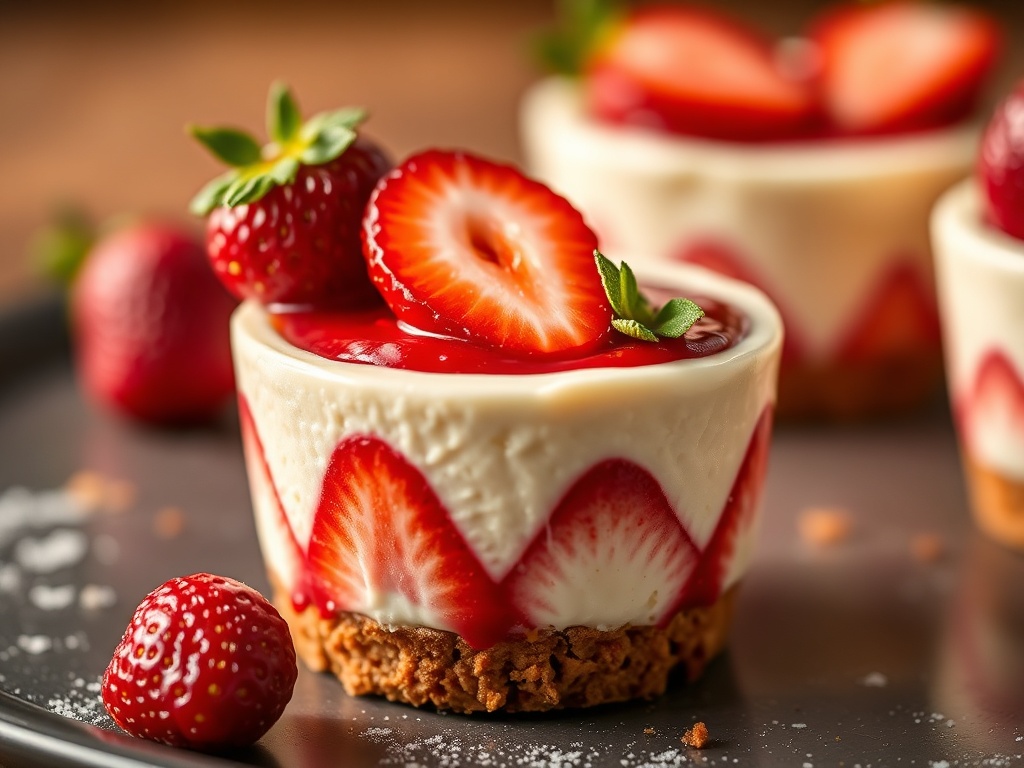 Strawberry Cheesecake Cup