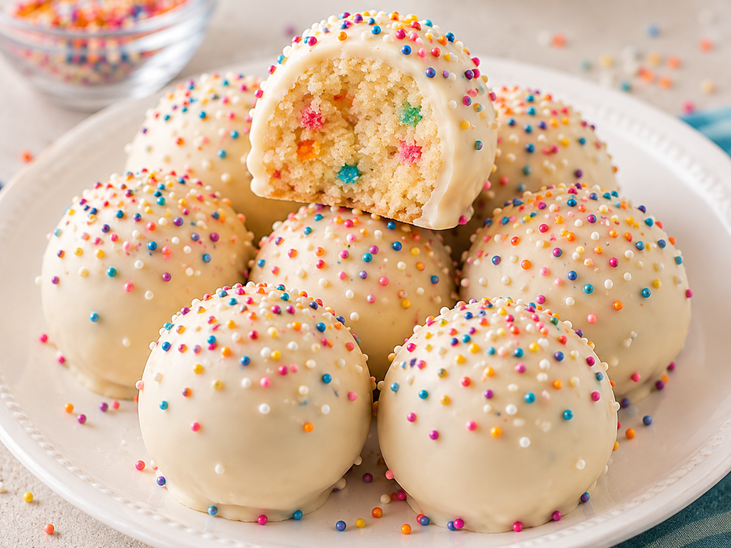 Birthday Cake Bites
