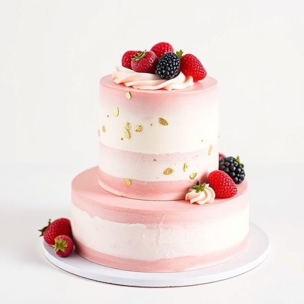 Elegant tiered cake