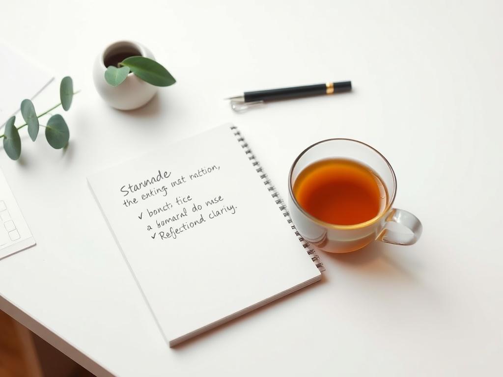 A close up of a notepad with handwritten notes and