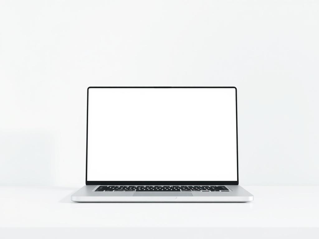 A soothing image of a minimalist digital workspace on a