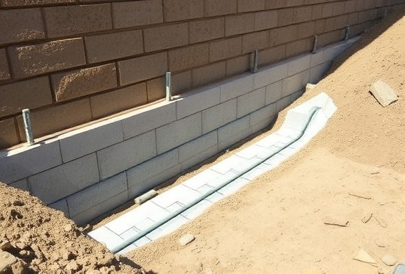 Footing and Drainage Installation