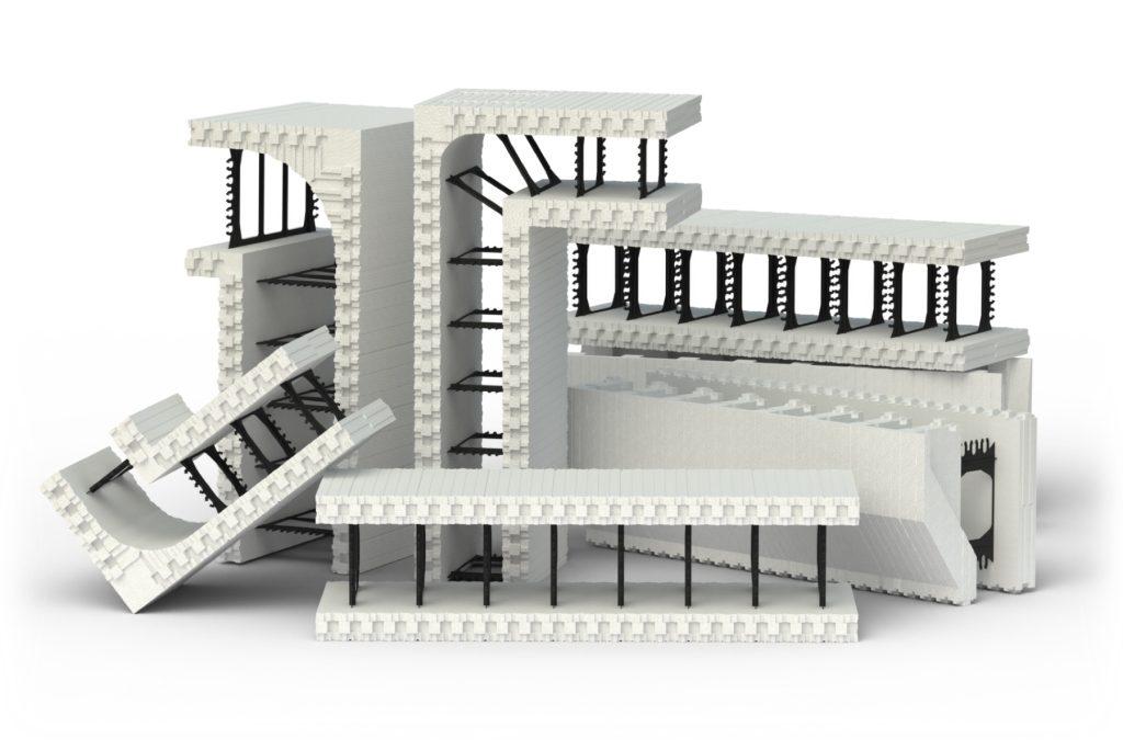 ICF foundation construction showing professional installation
