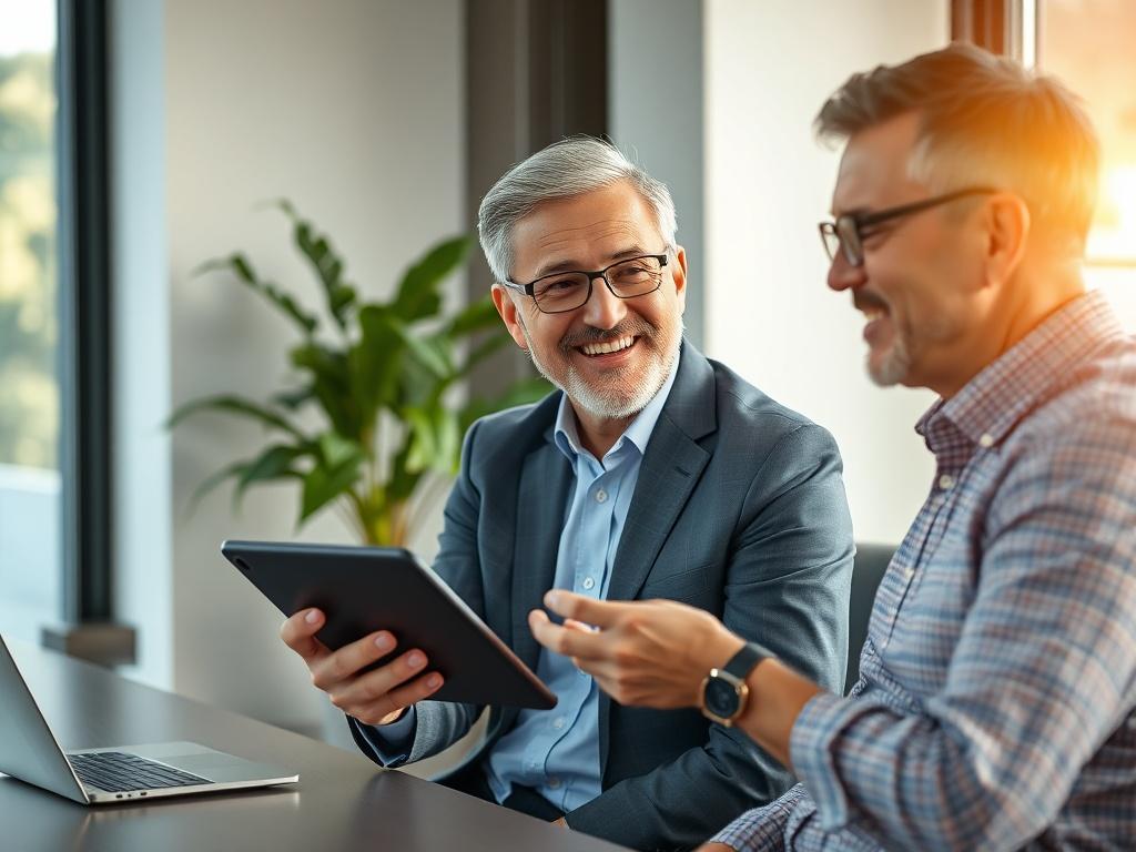 A hyper realistic close up image of a professional insurance