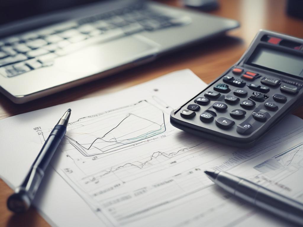 A close up shot of a real estate investment analysis