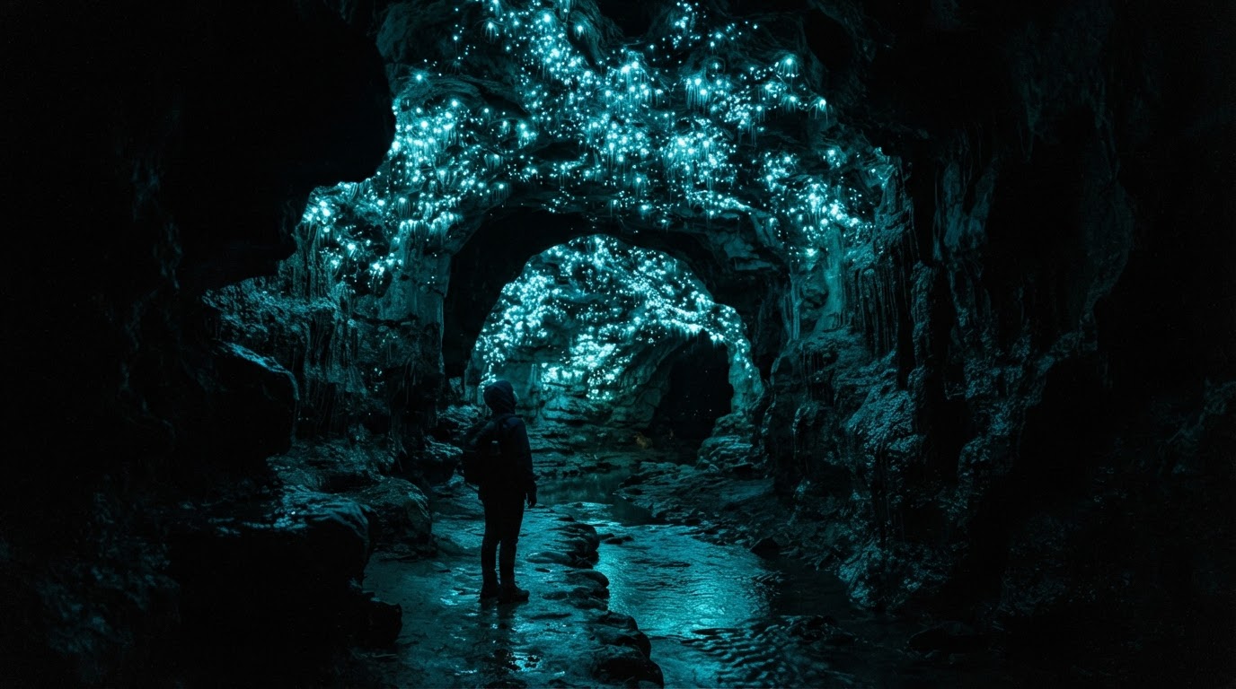 Glowworm Caves: Earth's Living Constellations