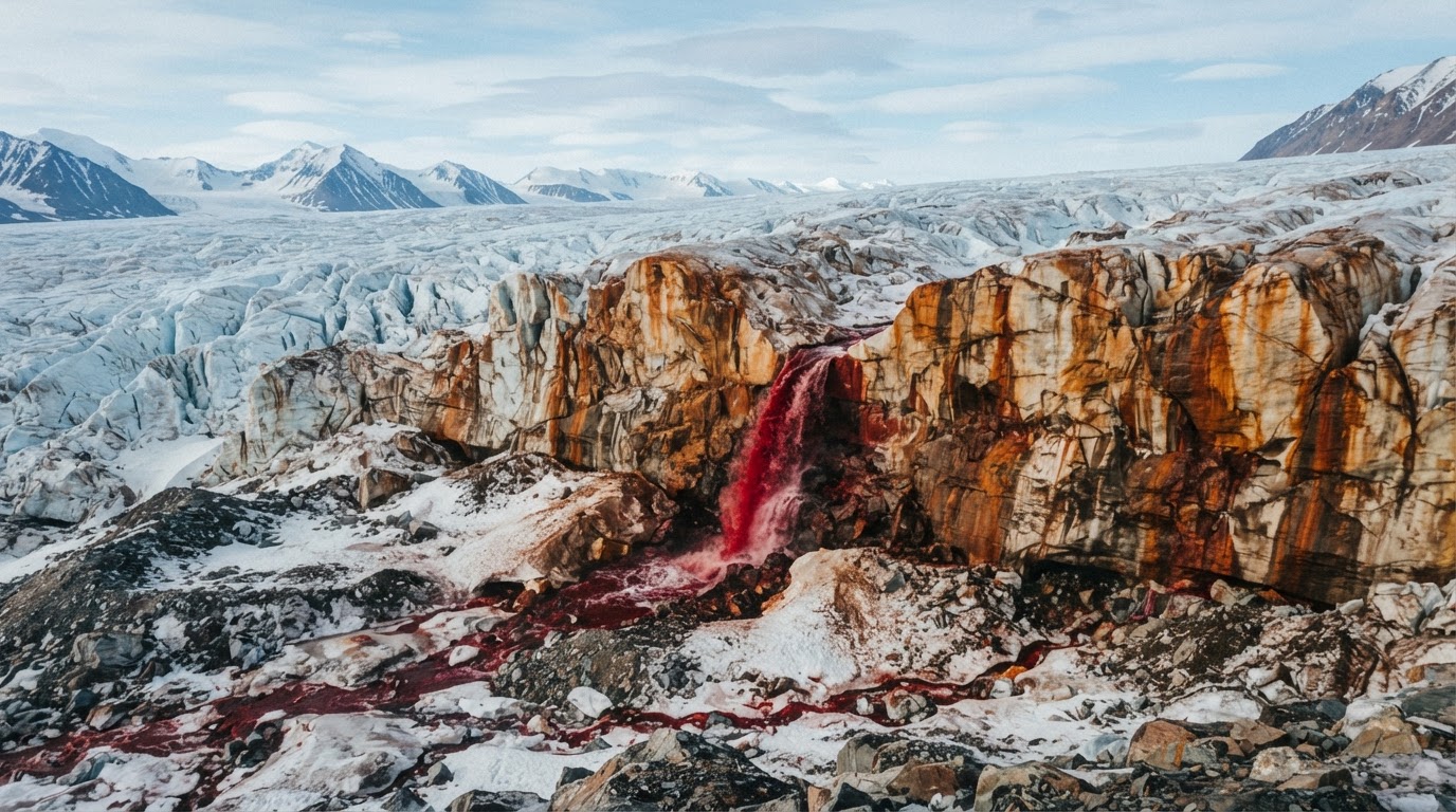Blood Falls: Antarctica's Bleeding Glacier