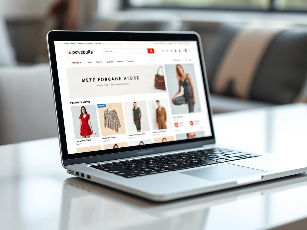 A close up shot of a beautifully designed e commerce