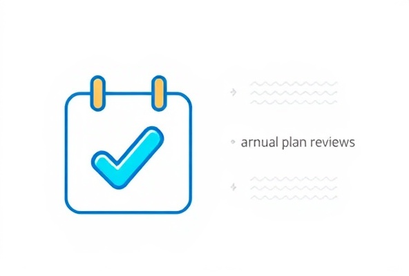 Annual plan review icon