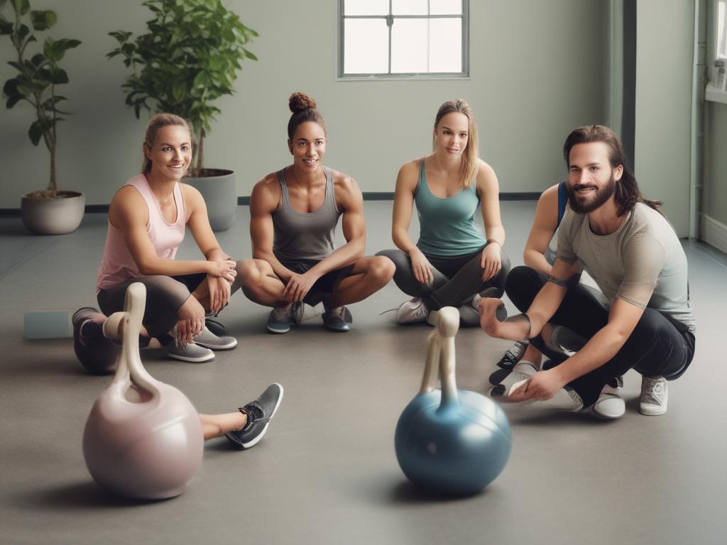 fitness community, support group, online platform