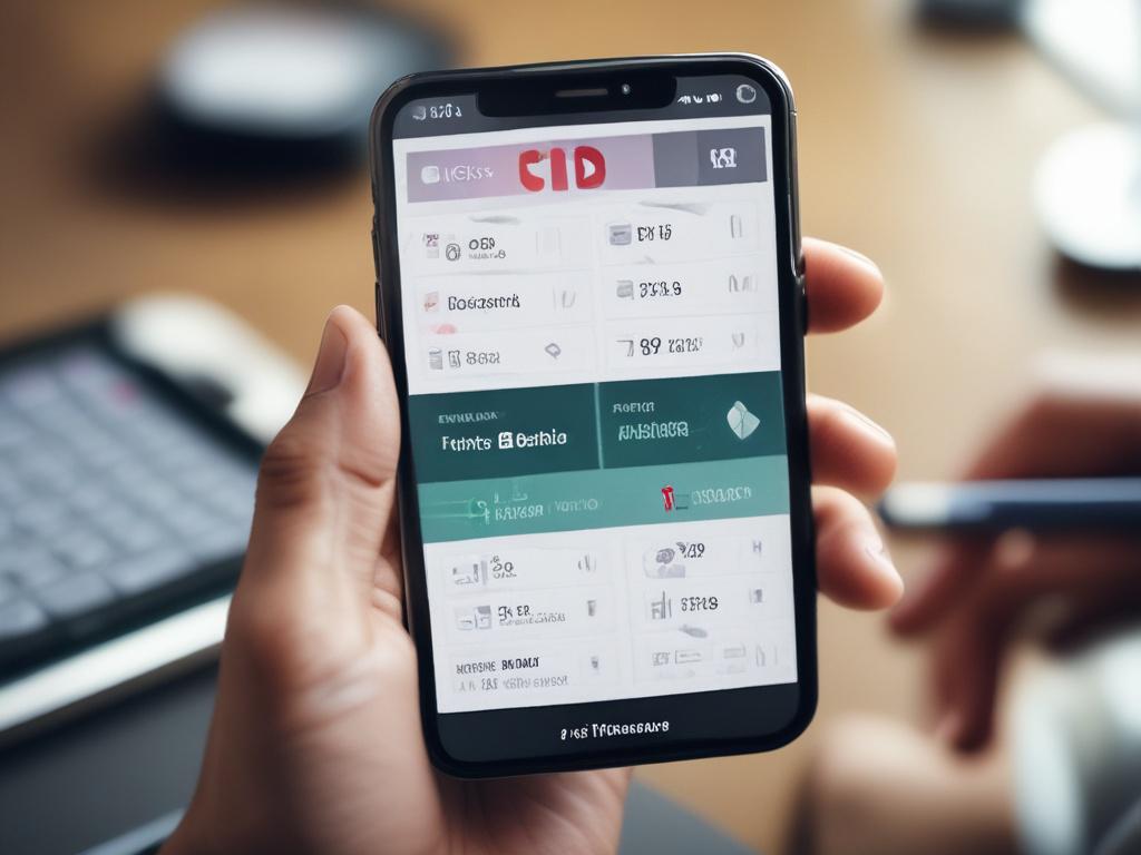 A close up shot of a smartphone displaying a finance