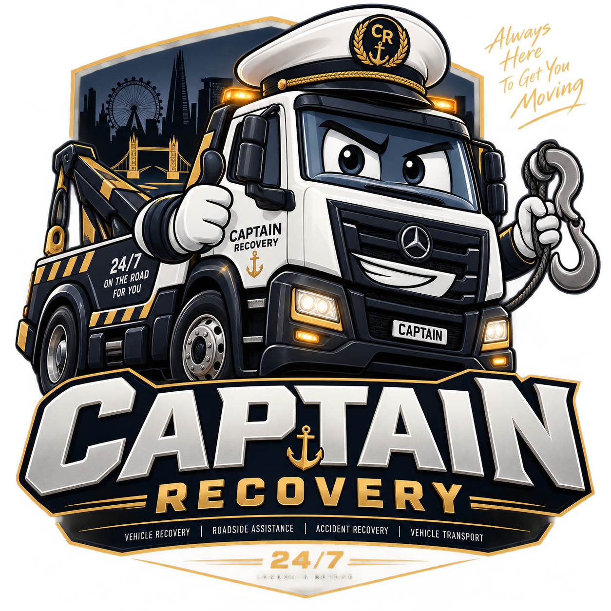 Captain Recovery logo