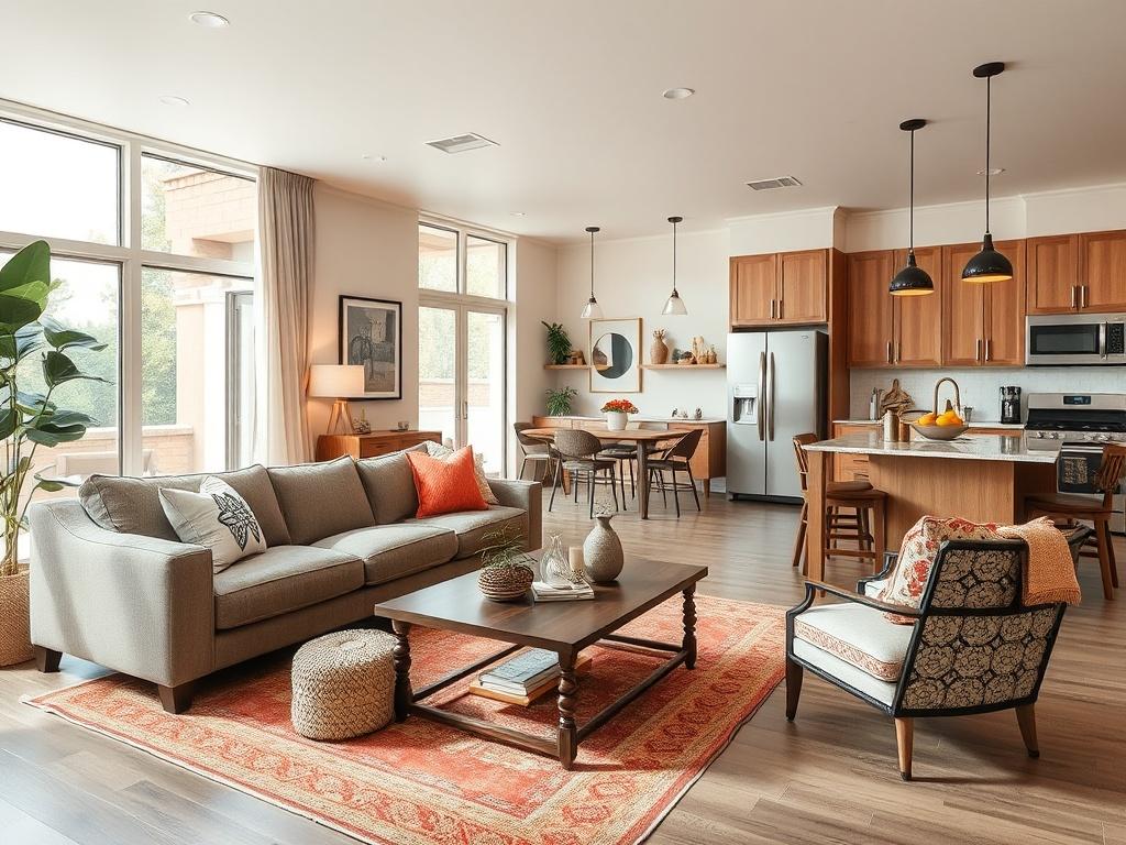 A spacious extended stay rental in San Diego, featuring a