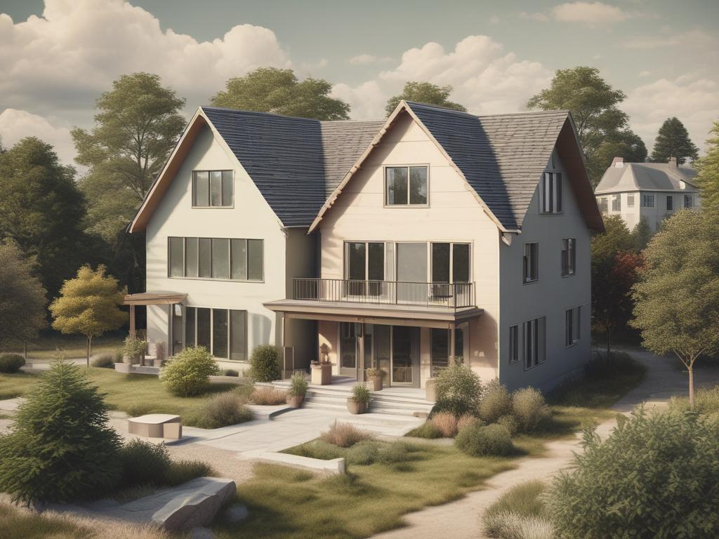 energy-efficient housing, sustainable living, eco-friendly homes