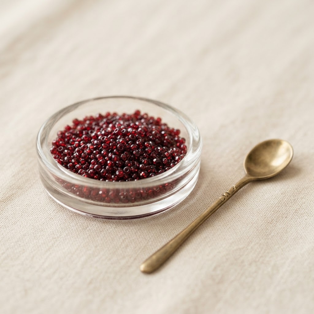 Japanese seed beads — Matsuno garnet glass