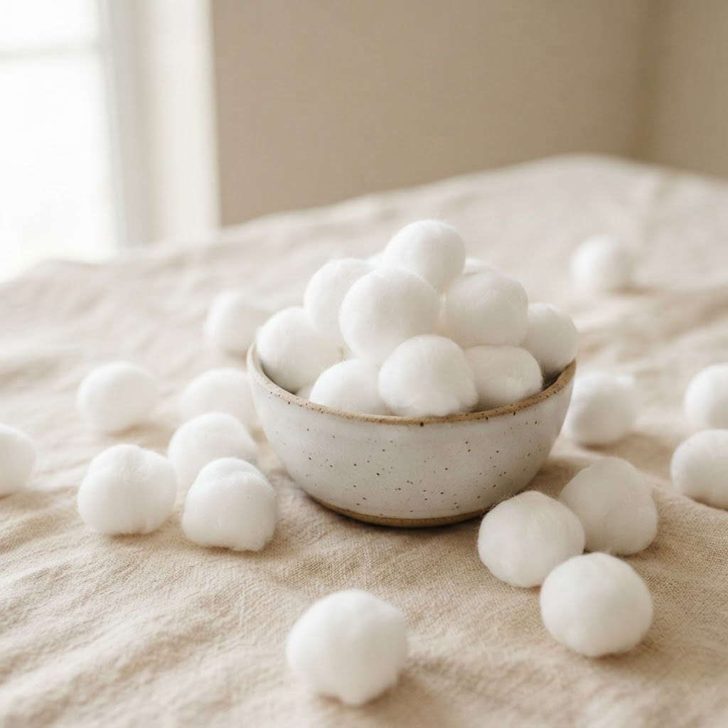 Cotton balls — Soft, sturdy and versatile