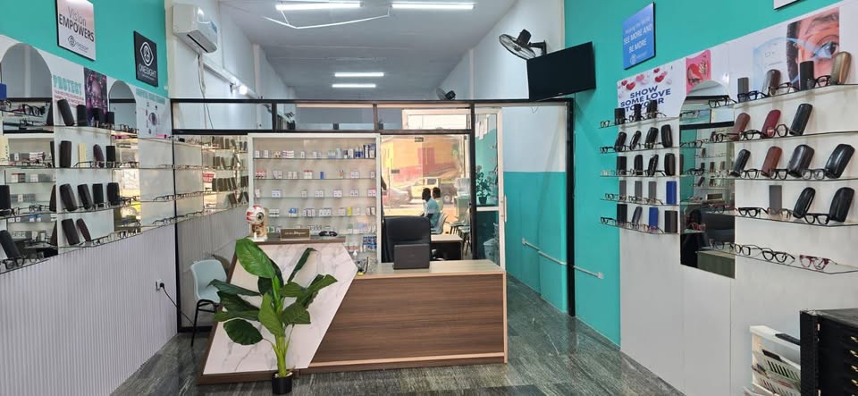 Modern eye care clinic
