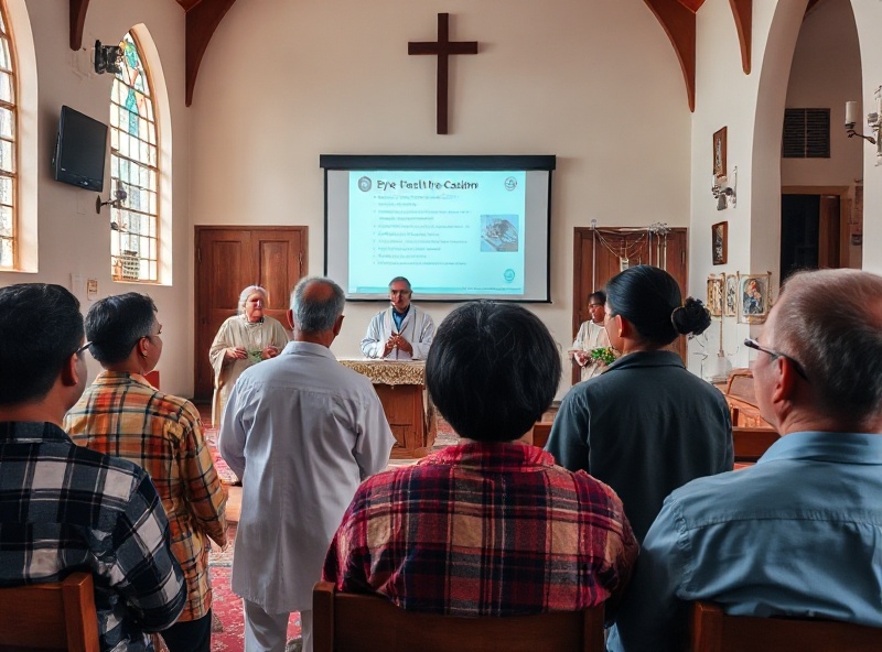 Religious institution eye health education