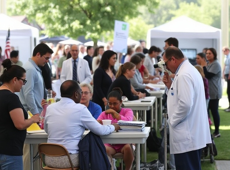 Community vision screening event