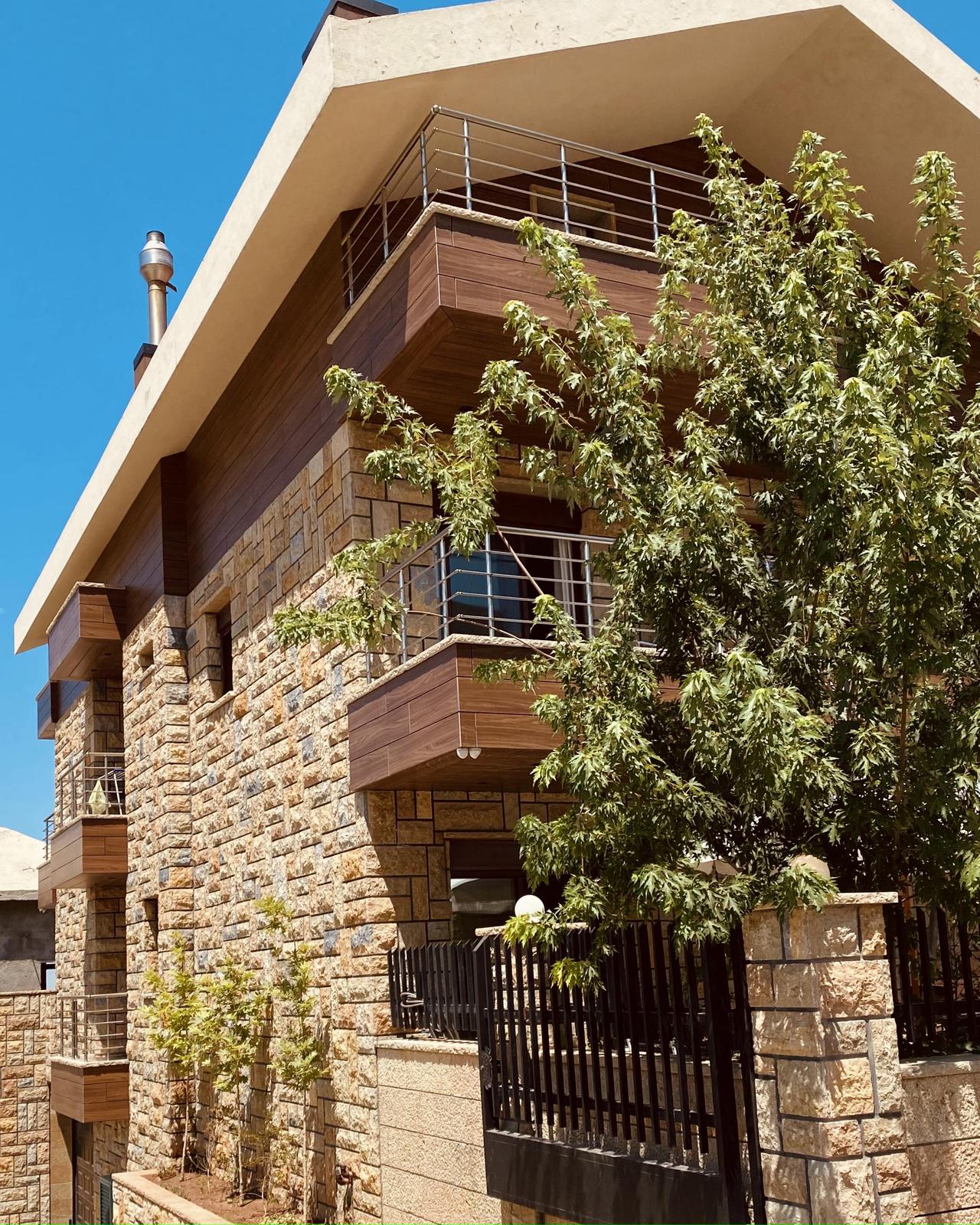 Interior of a luxury mountain chalet