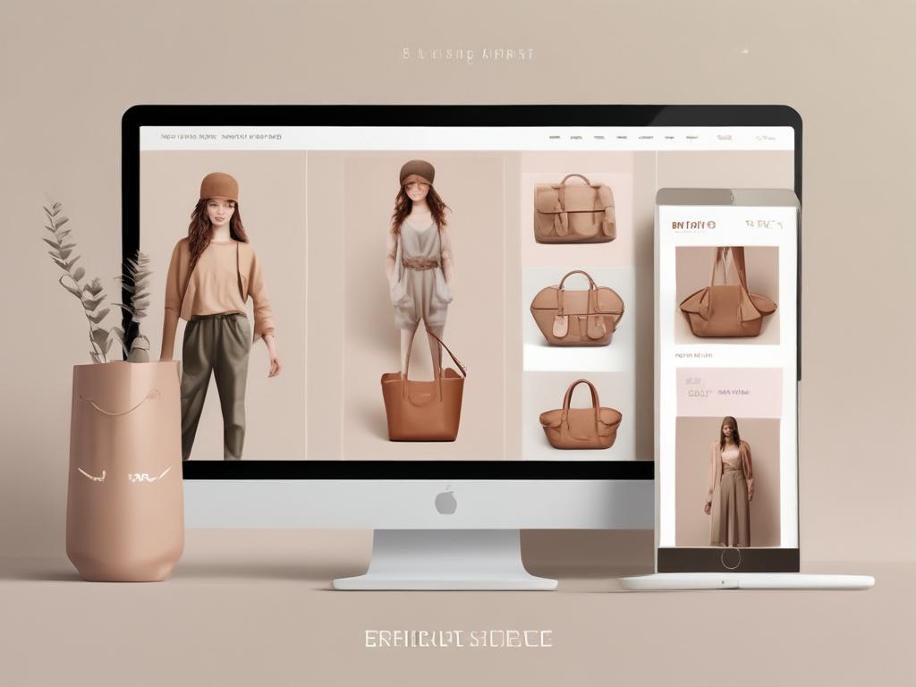 Shopify website, fashion retail, e commerce design, user experience, modern