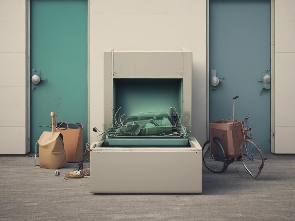 drop off, e waste, recycling, facility, environment