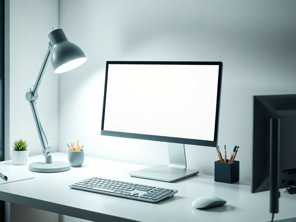 Professional computer setup and IT workspace
