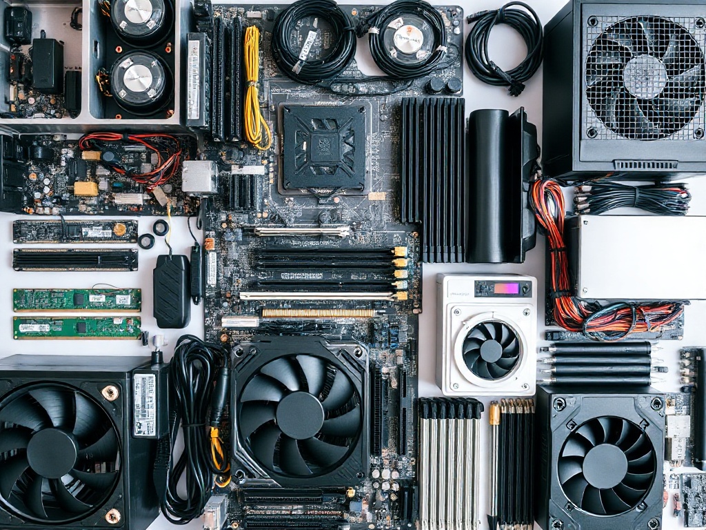 PC components and building