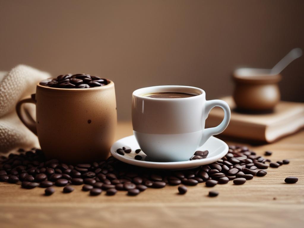 high resolution image of freshly brewed organic coffee in a