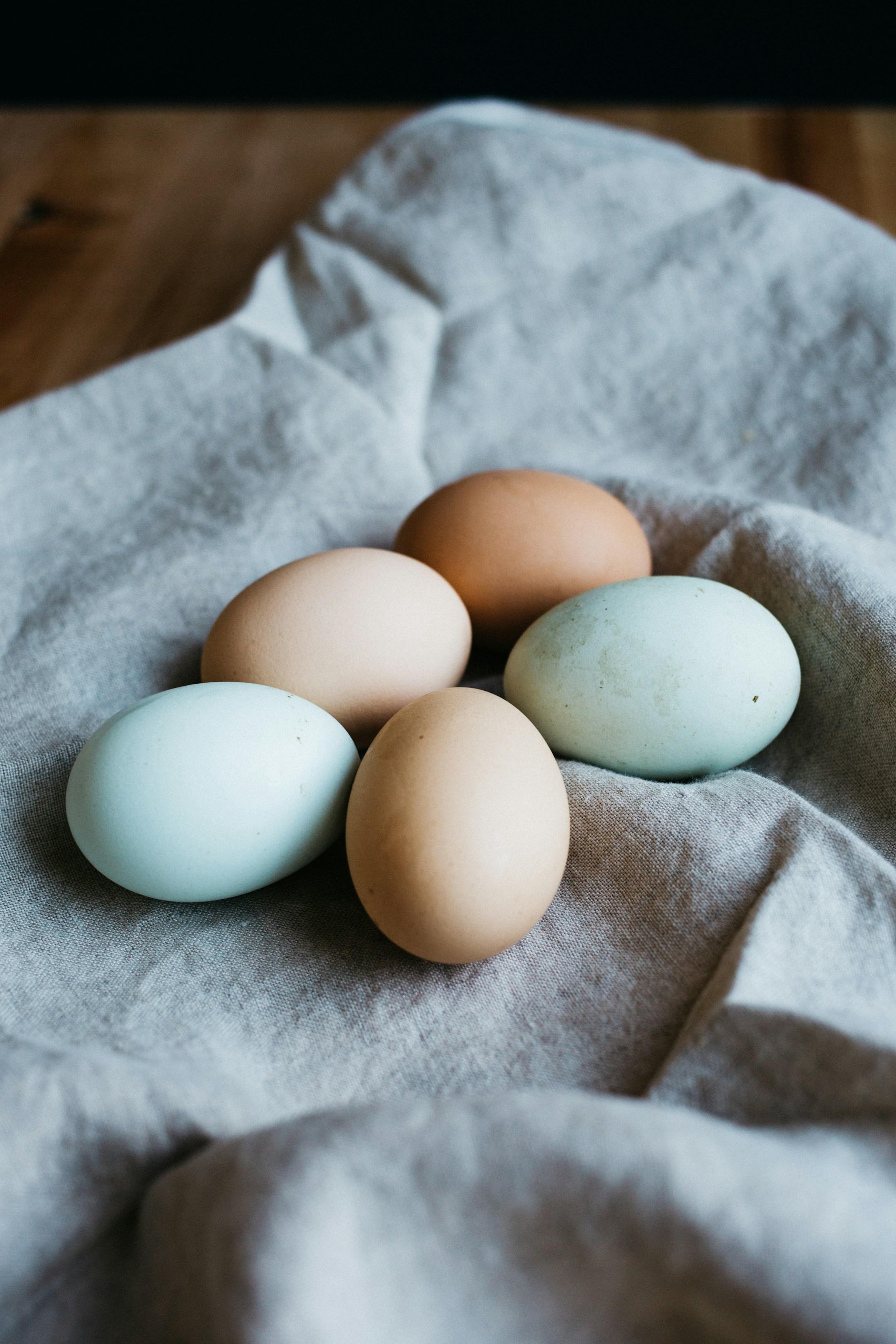 Pastel eggs for Easter