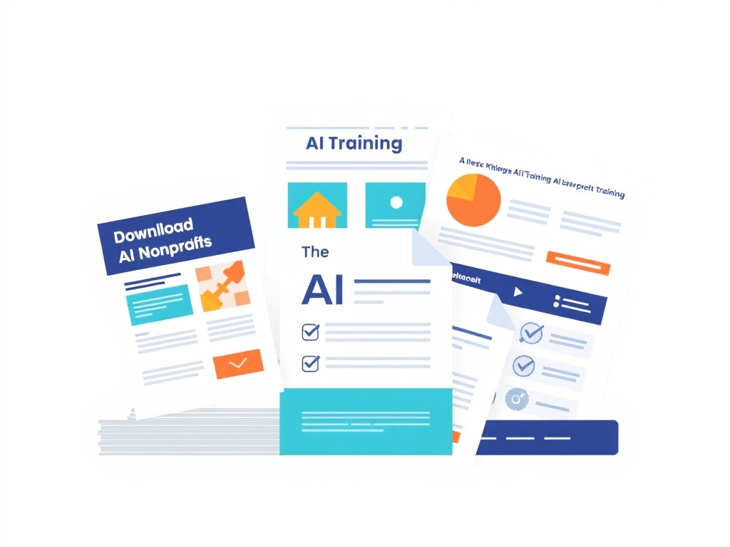 Downloadable AI Training Resources - Flyers, Two-Pagers, and Policy Template