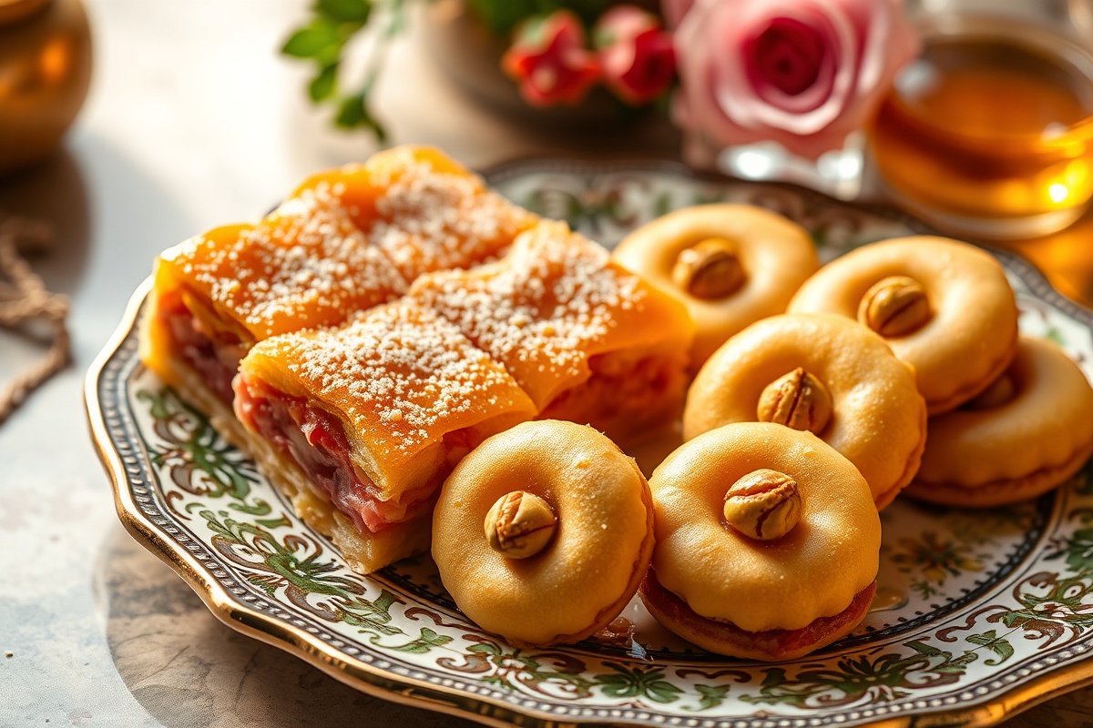 Lebanese Rosewater Desserts