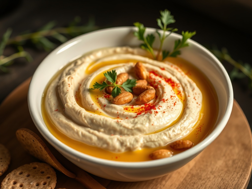 Creamy Lebanese Hummus