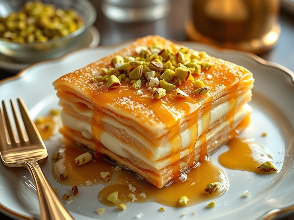 Decadent Lebanese Knafeh Dessert
