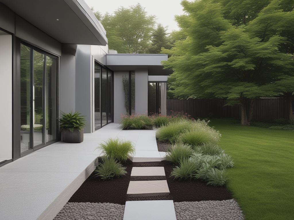 serene retreat, minimalist design, Moncton, peaceful home, landscaped garden