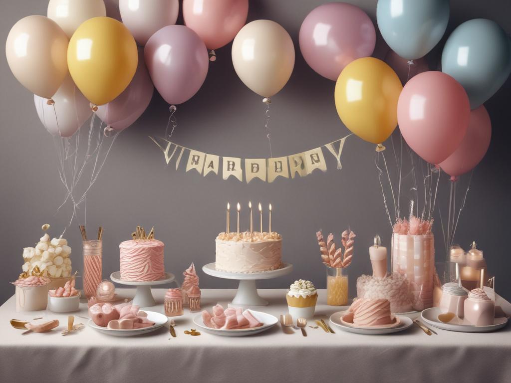 Virtual birthday party planning