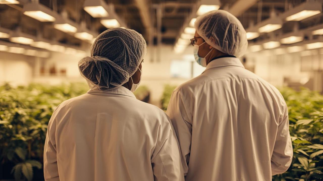 Black female professional in business attire at desk in conference room having private one-on-one meeting with employee