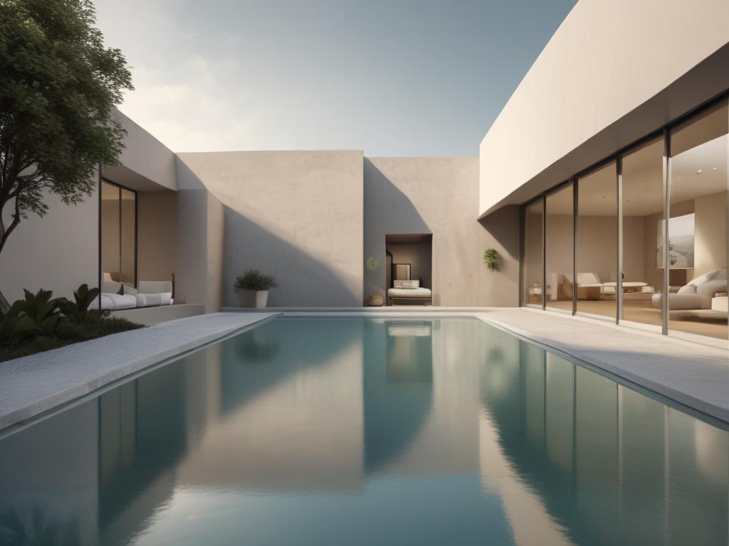 3D visualization, architectural design, realistic models