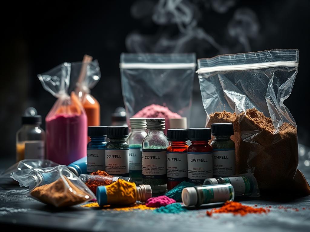 A high resolution image featuring a dark, moody atmosphere with