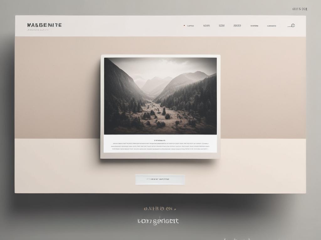 Modern UI UX blog template, product review, engaging design