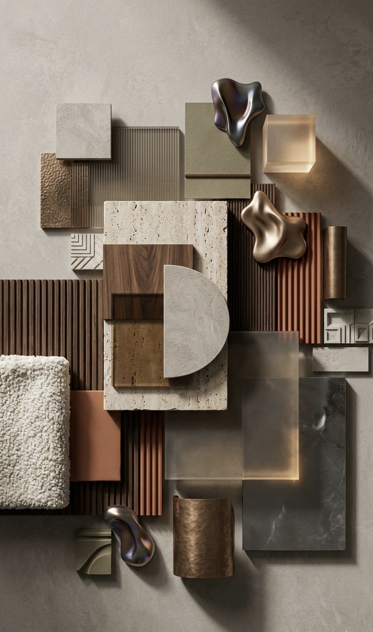 Material Board - Warm Minimal