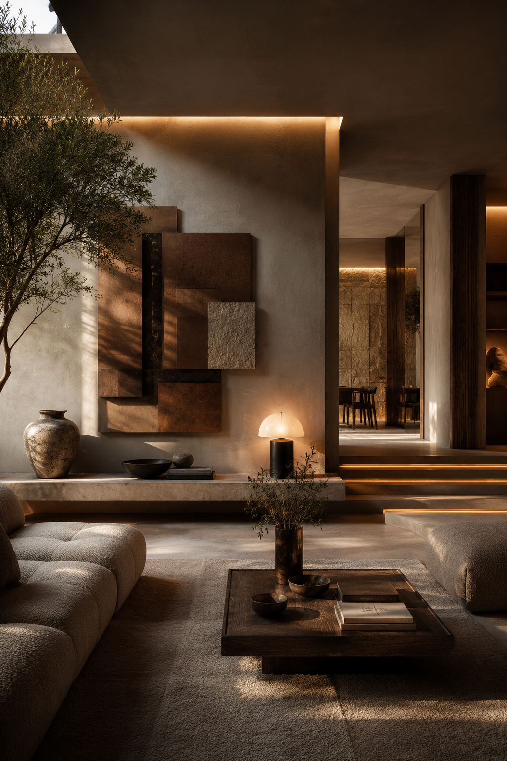 Luxuriöses Wohnzimmer - Design-Geheimnisse