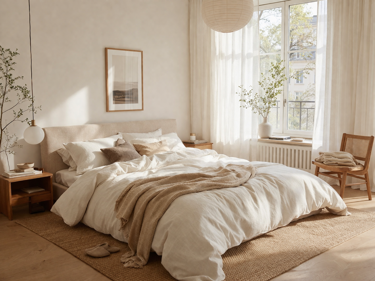 Warm comfort mood board
