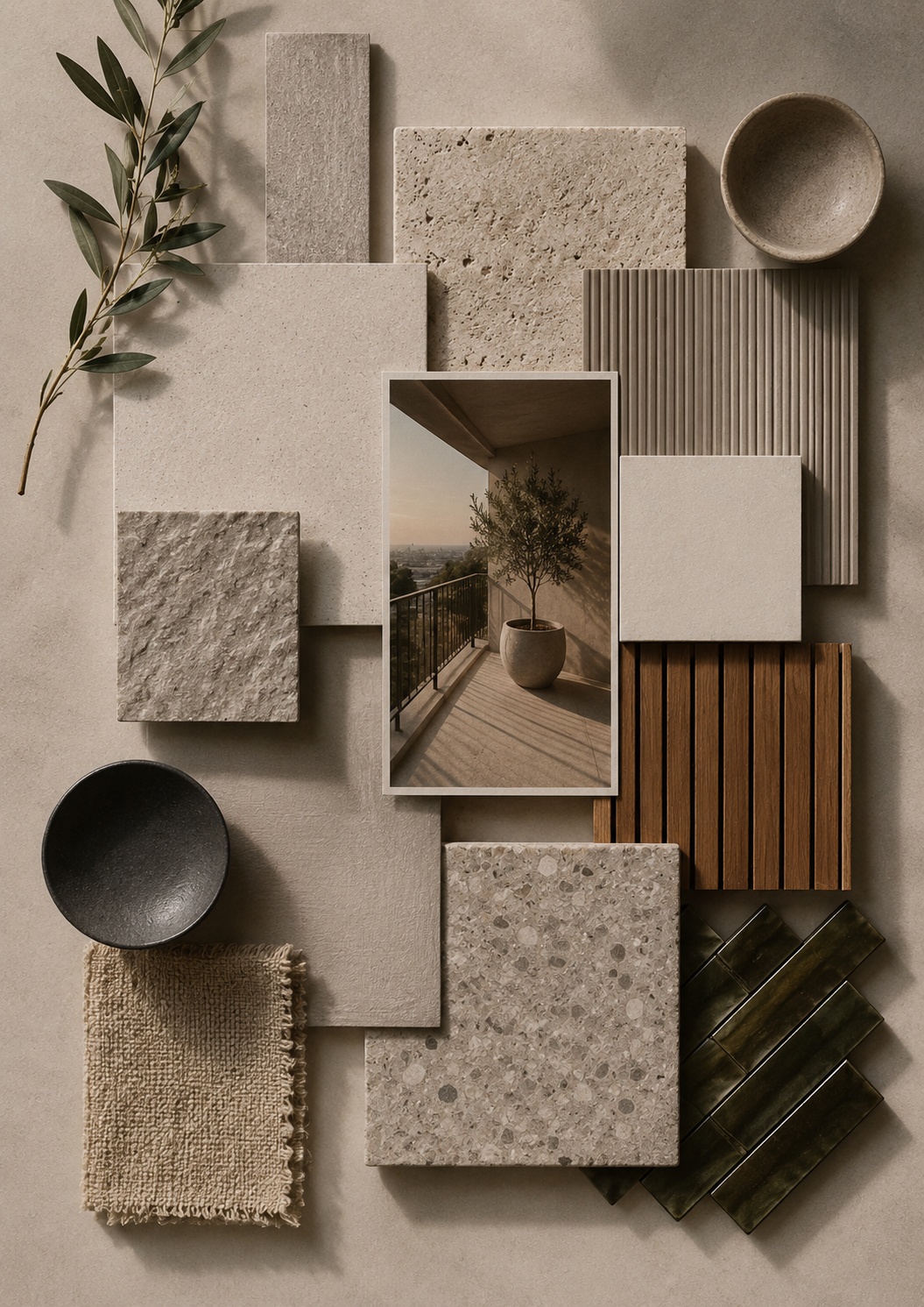 Material Board - Quiet Texture